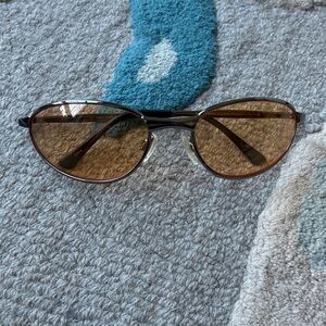 Vintage Eagle Eyes yellow lense Eyewear with Silver Detailing